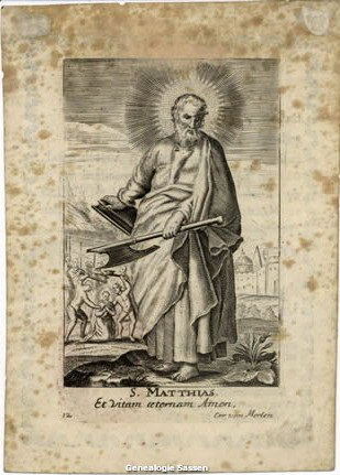 Communieprentje Joannes Sassen 1829