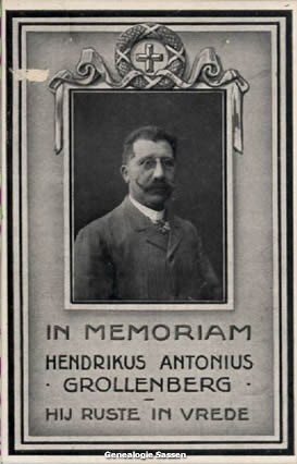 bidprentje Hendricus Antonius Grollenberg (afbeelding)