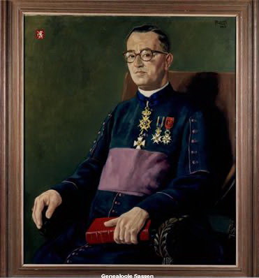 portret Mgr.Prof.Dr. Ferdinand Léon Rudolphe Sassen