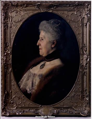 portret Anna Wijnanda Catharina Maria Borel,
 Anton van Welie,
 doek