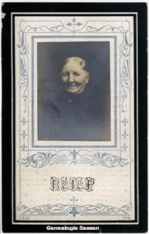 bidprentje Magritha Helena van Beurden (afbeelding)