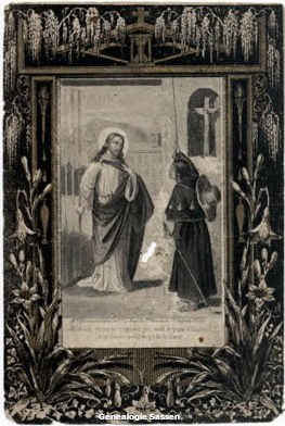 bidprentje Emerentia van Linden (afbeelding)